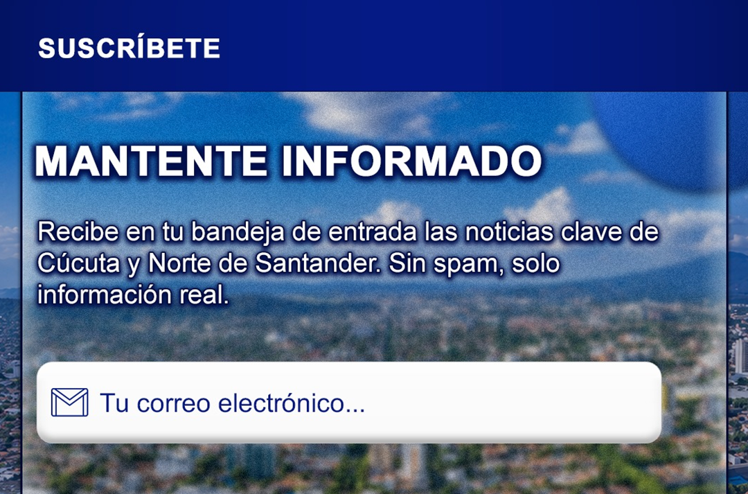 Suscríbete al boletín